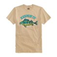 thumbnail image 2 of Camiseta gráfica Univibe Keepin' It Reel para hombre marrón mediana, 2 of 2