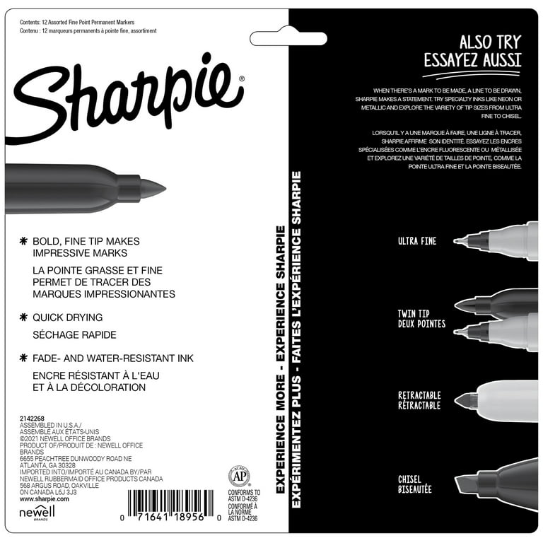 Sharpie® Mystic Gems Fine Point Permanent Markers, 12 pk - Baker's