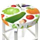 thumbnail image 3 of Balery Vegetables2 Fundas de asiento para taburete de bar redondo de tela de terciopelo ajustables que protegen de arañazos y manchas para sillas de 14 a 17 pulgadas.-12 inch, 3 of 7