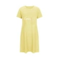 thumbnail image 1 of fheaev Chemises de Nuit pour Femmes Grande Taille Imprimé de la Saint-Valentin Chemise de Nuit Manches Courtes Col Rond Courte Robes de Maison pour Dormir Robe à Imprimé Floral, 1 of 5