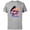 Athletic Heather, variant on Marvel Fantastic 4Ever Heart Valentine's Day - Short Sleeve Cotton T-Shirt for Adults - Customized-Red
