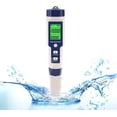 thumbnail image 1 of Probador de pH Medidor electrónico, RMA 5 en 1 Probador de pH Medidor de temperatura de bolsillo Calidad del agua PH EC Sal TDS para el hogar, piscina, agua de acuario, 1 of 5