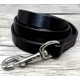 thumbnail image 3 of Genuine Leather Pet Dog Leash Training Lead Prevent Bite Black and Brown for, 3 of 4