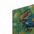 thumbnail image 2 of Luxe Metal Art 'Seaside Crab II' by Carolee Vitaletti, Metal Wall Art, 16" x 12", 2 of 9