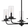 thumbnail image 3 of Vivio Lighting 5-Light Modern Matte Black Corded Electric Candle Stick Chandeliers, 3 of 6