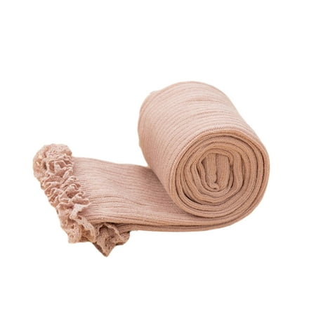 

GuliriFei 1-7Y Kid Girls Autumn Winter Tights Leggings with Lace Cotton Solid Ruffles Pants Accessories