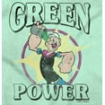 thumbnail image 2 of Popeye The Sailor Green Power Veggie Men's Graphic T Shirt Tees Brisco Brands S, 2 of 6