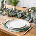 thumbnail image 6 of Round Placemats Watercolor Green Forest 15 inch Set of 6 Table Mats for Dining Table Trees Heat Resistant Non-Slip Kitchen & Home Decorative Place Mat Set, 6 of 8