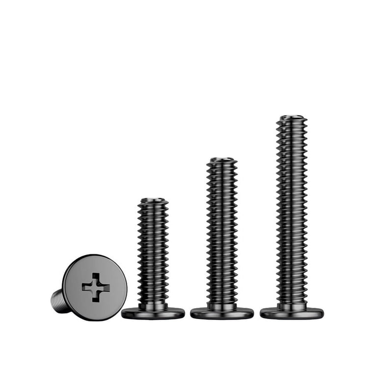 M3 X 0.5mm Knurled Thumb Screws - 416 Stainless Steel, Slotted Head, Lot Of 10 For PC Cases