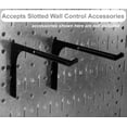 thumbnail image 4 of Wall Control Kit de Rangement pour Outils Standard 4 Pieds en Métal avec Planche à Outils Noire et Accessoires Bleus, 4 of 6