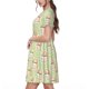 thumbnail image 2 of Disketp Rabbit With Tie para Vestido de Manga Corta para Mujeres, Vestidos de Verano para Mujeres, Casual y Holgado para la Playa, 2 of 6