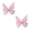 A, variant on PEIBang 2 Pcs Large Butterfly Decorations,Big Butterfly Party Decor 3D Silk Butterflies for Women Birthday Party Wedding Decor