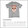 thumbnail image 7 of Cleveland Sugar Skull T-shirt Game Night CLE Fantasy Football Fan Men's Tee, 7 of 7