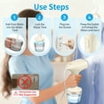 thumbnail image 6 of FOUKUS Handheld Garment Steamer for Clothes: 10S Fast Heat Up Portable Steamer with 260ml Tank, Travel Steamer Wrinkle Remover for Home Dorm Business Trip, Safe for Delicate Fabrics, 6 of 6