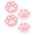 thumbnail image 3 of 4pcs Cat Claw Shaped Key Covers Silicone Key Caps Keychain Pendants Keys Caps Protector, 3 of 4