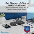 thumbnail image 3 of Estación de acoplamiento Thunderbolt 4 TBT4-UDX1 enchufable de 100 W, 3 of 8