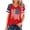 z67-Red, variant on ibiyuan 250th Anniversary Usa Shirt Womens T Shirts Cotton Crew Neck Fourth Of July Shirts Funny Short Sleeve Independence Day Funny Shirts Womens Tops Casual