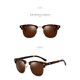 thumbnail image 4 of Gafas de sol polarizadas sin borde medio para hombres (marco de leopardo pieza verde azulado) - Gafas de sol retro de medio marco con protección UV400 para gafas de sol polarizadas unisex para hombre, 4 of 5