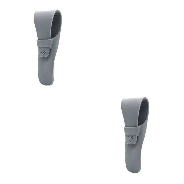 Matsuzay Funda de transporte para almacenamiento de afeitadora manual, funda organizadora protectora de silicona, accesorio organizador para Gris claro 2piezas