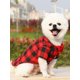 thumbnail image 1 of Plaid Pattern Pet Shirt With Tie, 1 of 5