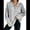 Grey, variant on Women'S Fall Lapel Collar V Neck Long Sleeve Knit Comfy Loose Casual Pullover Sweater Jumper Top Khaki S