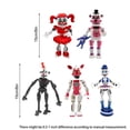 thumbnail image 4 of Figuras de acción móviles 5 unids/set cinco noches en los juguetes de Freddy lindo Funtime Freddy Foxy juguetes de fiesta de terror, 4 of 8