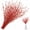 Red, variant on Silver Artificial Glitter Berry Stems, 24Pcs Fake Christmas Picks, Decorative Glitter Sticks for Vases Arrangement DIY Wreath Crafts Fireplace Holiday Decoration, 17inch