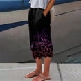 thumbnail image 1 of WILLBEST Pantalones Casuales Para Mujer, de Color Liso, Con Bolsillos, Rectos, Sueltos, Elásticos, Para Yoga, Para Uso Diario y Actividad Física, Con Un Elegante Diseño de Contraste de Colores., 1 of 4