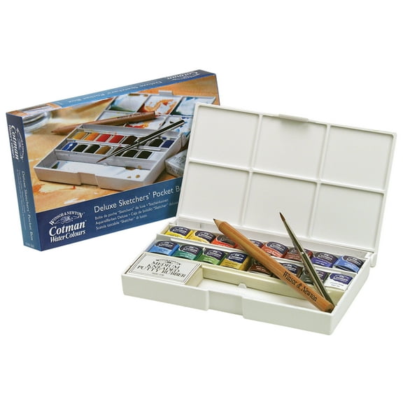 Cotman Watercolor Deluxe Pocket Box