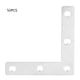 thumbnail image 4 of Conector de herrajes para muebles, 50 piezas Conector de placa de esquina en L de acero inoxidable Conector de placa de esquina de alta capacidad, 4 of 9