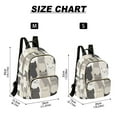 thumbnail image 2 of FORMRS Mini Backpack Purse for Women Travel Daypack Casual Shoulder Bag, Beige Cute Cats, 2 of 7