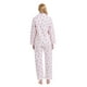 thumbnail image 2 of GLOBAL Conjuntos de Pijamas de Algodón para Mujer, Ropa de Dormir de Manga Larga con Botones, Ropa de Dormir Cómoda, Conjunto de Pijama Suave Rosa Claro, Pequeño Floral 3XL, 2 of 7
