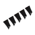 thumbnail image 3 of Rod Cover Plate, Black Board White Line 5Pcs Electric Guitar  Rod Plate Easy To Install  For Replacement, 3 of 8