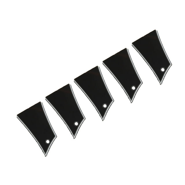 Placa De Cubierta De Barra De Armadura, Placa De Barra De Armadura De Guitarra Eléctrica 5 Uds Peso Ligero Trapezoidal Resistente Para Reemplazo