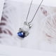 thumbnail image 1 of Collar colgante de cristal Hugo Aleación y Cristal Joyería de Moda para Mujer Azul, 1 of 10