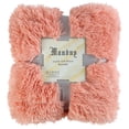 thumbnail image 2 of ANMINY Faux Fur Blanket Soft Warm Reversible Fluffy Bed Sofa Couch Throw Twin Shaggy Blanket, 2 of 5