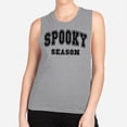 thumbnail image 2 of Collegiate Spooky Season Women's Muscle Tank Small Heather Grey, 2 of 5