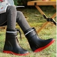 thumbnail image 3 of AUXDIQ Men Rain Boots Outdoor Garden Waterproof Ankle Rain Shoes, 3 of 5