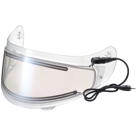 HJ-09P Frameless Electric Shield Snowmobile Helmet Accessories - Clear/One Size