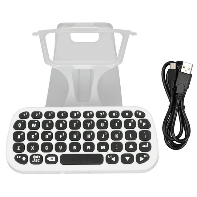 Teclado P, teclado para PS5 Gamepad inalámbrico Bluetooth Chatpad accesorios de controlador rendimiento sólido