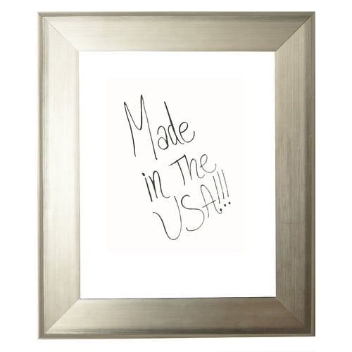 Rayne Mirrors Brushed Wall Mounted Whiteboard