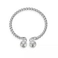 thumbnail image 6 of HOOUN Silver Cross Cuff Bracelet Men Adjustable Stainless Steel Bangle Jewelry Hot-#14, 6 of 6