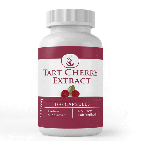 PURE ORIGINAL INGREDIENTS Tart Cherry Extract 100 Capsules Always Pure, No Additives Or Fillers, Lab Verified