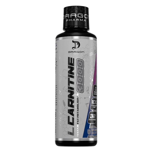DRAGON PHARMA CARNITINA 3000 32 SERVICIOS SABOR MORA AZUL