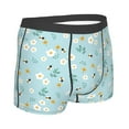 thumbnail image 2 of KLL Bee Flower Men's Cotton Boxer Briefs Underwear-XX-Large, 2 of 8
