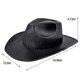 thumbnail image 4 of Xihbxyly Sombrero de Vaquero para Fiesta, Elegante Gorra con Lentejuelas Brillantes, Diseño de Cordón de Tela Suave, Fiesta Temática Del Oeste, Evento de Rodeo, Cosplay de Halloween, Destaca En La Fi, 4 of 7