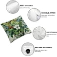 thumbnail image 4 of SHANXI Eucalyptus Floral Stars Decorative Pillow Covers 18x18in, 4 of 5