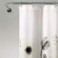 thumbnail image 4 of Lush Decor, Jaune et Gris Zuri Flore Douche Rideau-Tissu Aquarelle Motif Imprimé Floral, 72 "x 72", 4 of 5