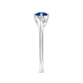thumbnail image 3 of ANGARA Natural Classic Round Sapphire Solitaire Bypass Ring in 925 Sterling Silver for Women (Size-5mm) | September Birthstone, Anniversary, Jewelry Gift for Women | Natural Blue Sapphire Ring, 3 of 9