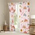 thumbnail image 3 of Homewish Girly Pink Cartoon Curtains Pack of 2 (42x84 Each), Kawaii Rainbow Cloud Curtains Blackout, Mystic Astrology Stars Bedroom Curtains, Living Room Curtains Decor, 3 of 5